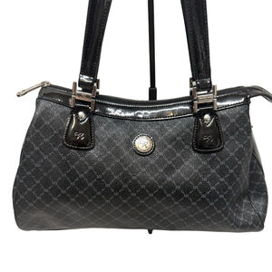 Rioni Signature Large Black Dual Handle Bag